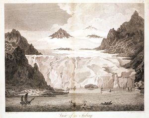 Utsikt over et isfjell fra en reise mot Nordpolen utført av hans Majestets kommando, 1774